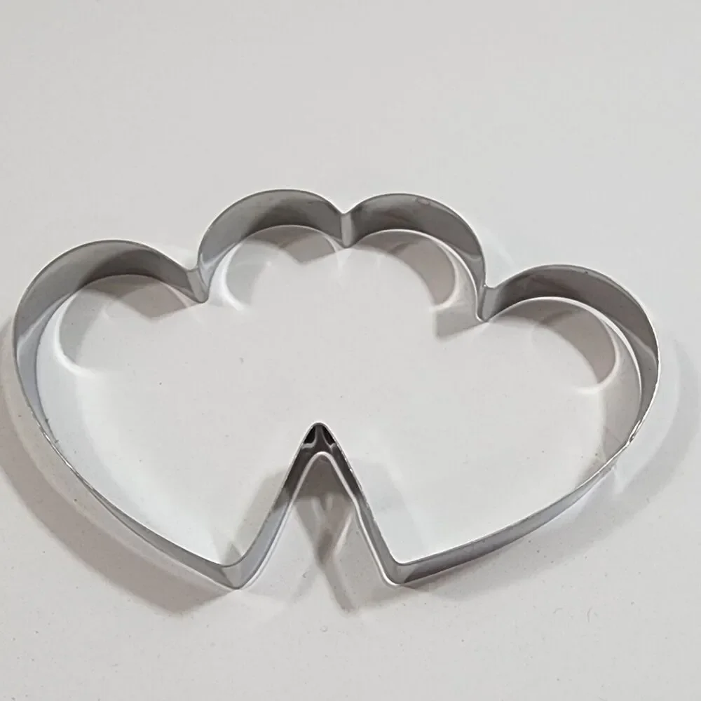 3 Pieces Heart Shape Cookie Cutter Set Valentine Cookie Cutter Stainless